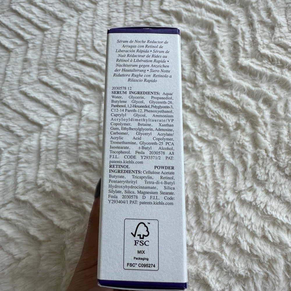 Kiehls Fast Release Wrinkle-Reducing Retinol Night Serum 28ml - Picture 6 of 6